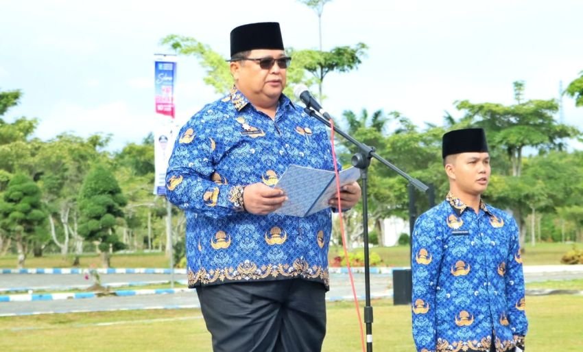 Sekda Simalungun Pimpin Upacara Peringatan Hari Pahlawan ke-80