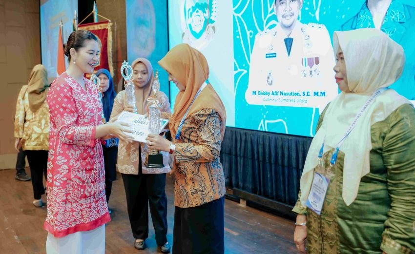 Kahiyang Ayu Tutup Jambore PKK Sumut 2025, Kota Tanjungbalai Raih Juara Umum Berturut-turut