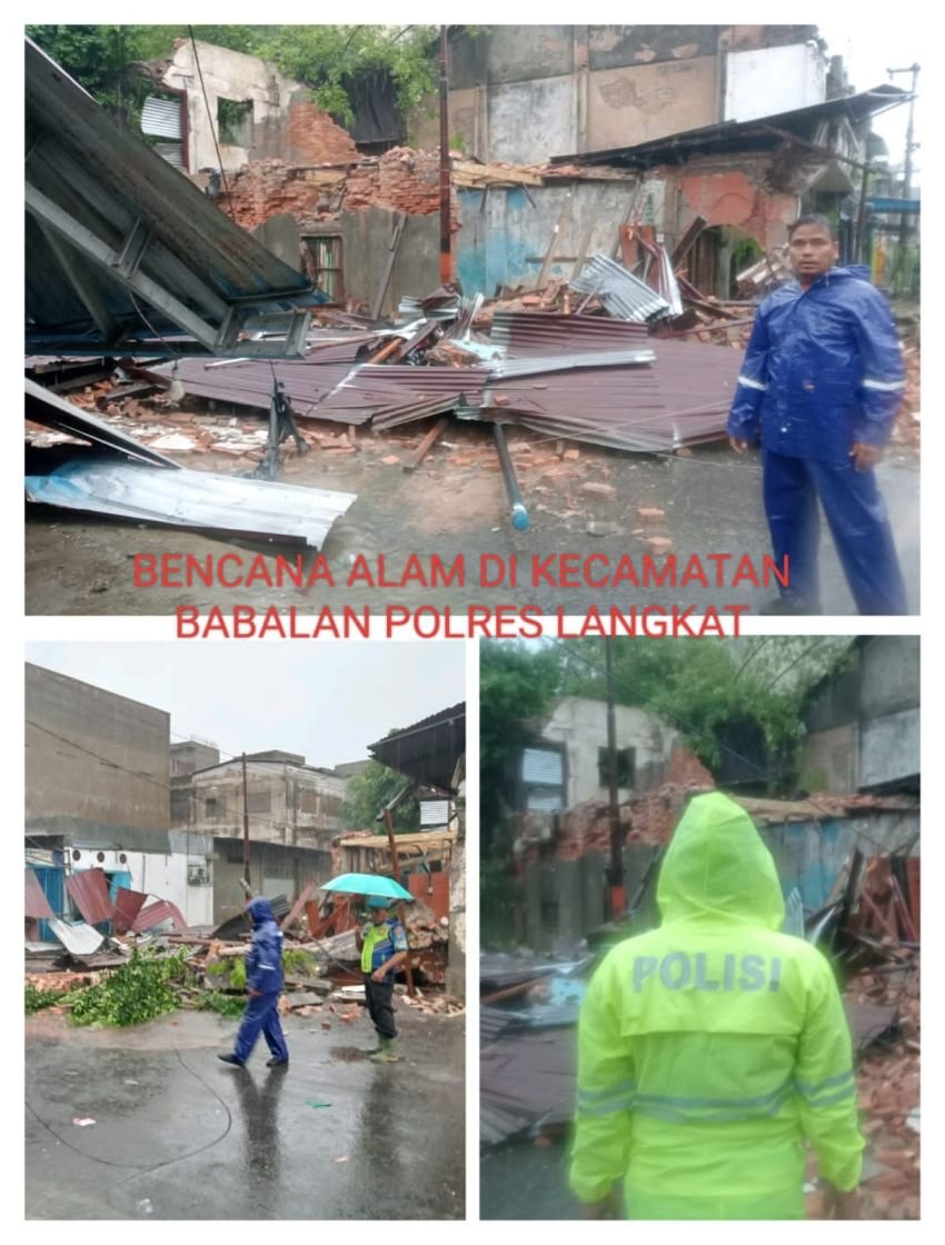 Ratusan Rumah Terendam Banjir Di Kabupaten Langkat