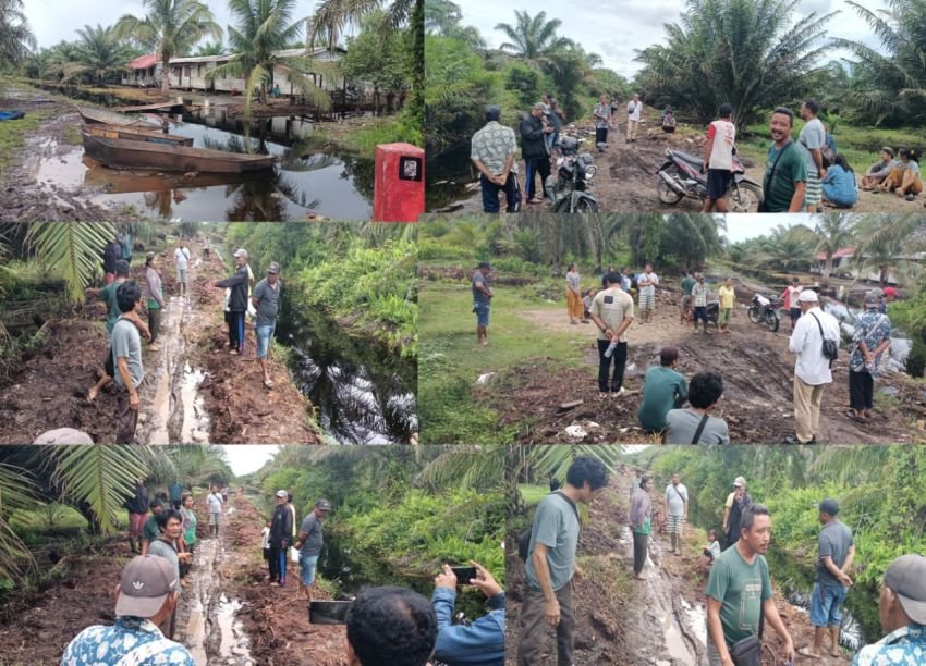 Warga Keluhkan PT SMART Kebun Adipati Marbau Timbun Akses Jalan, Aris Laia: Mau Kemana Kami Mengadu?