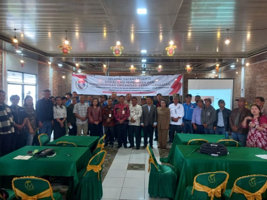 Badan Kesbangpol Humbahas Laksanakan Sosialisasi Pembinaan dan Pemberdayaan Ormas dan LSM
