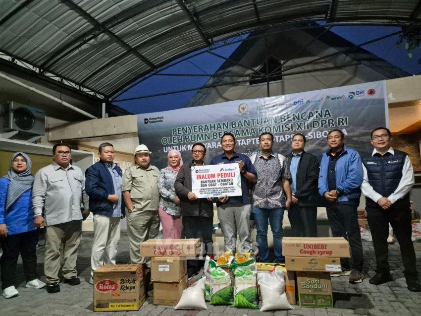 INALUM Salurkan Sejumlah Bantuan Kemanusian Untuk Korban Bencana di Sumatera