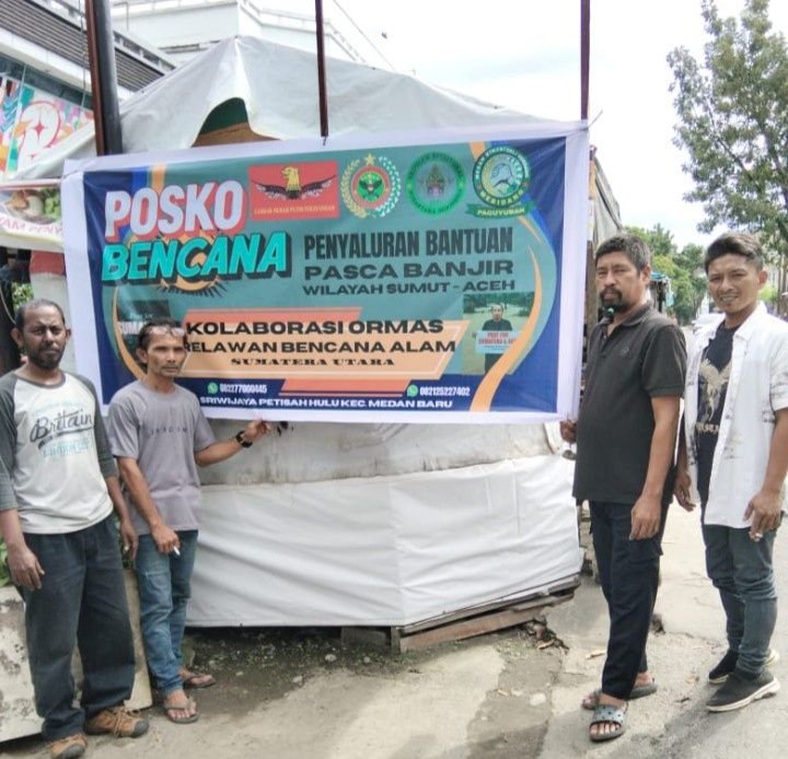 Tim LMPP Sumut Peduli Bencana Salurkan Bantuan ke Tapteng dan Aceh
