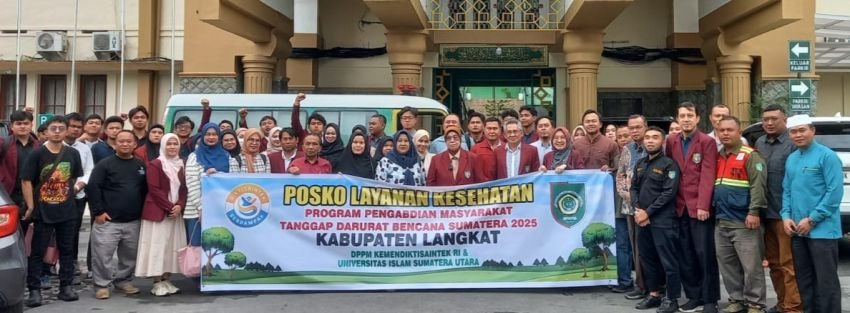UISU Lepas Tim Tanggap Darurat Bencana Langkat dan Tapteng : Jaga Nama Baik UISU