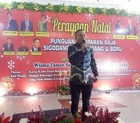 Perayaan Natal PPRSSB Kota Medan, Maruli Siahaan: Berikan Kontribusi Positif Membangun Sumut