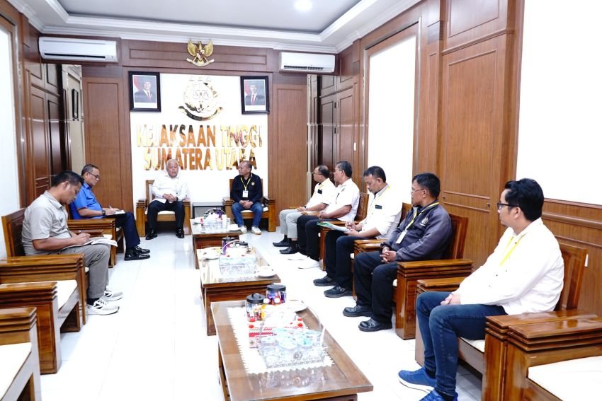 Perdana, Kajatisu Terima Langsung Audensi Panitia Natal PWI Sumut