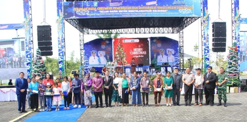 Pemkab Simalungun dan Masyarakat Gelar Perayaan Natal Oikumene Tahun 2025