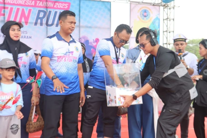 Galang Donasi untuk Korban Bencana Aceh-Sumut -Sumbar, Polres Tanjung Balai Ikuti Lari 3K & 5K