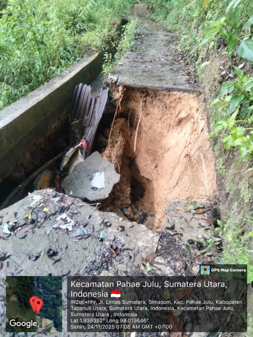 Dampak Banjir Rusak Sapras Pertanian Di Taput, Kerugian Puluhan Miliaran Rupiah