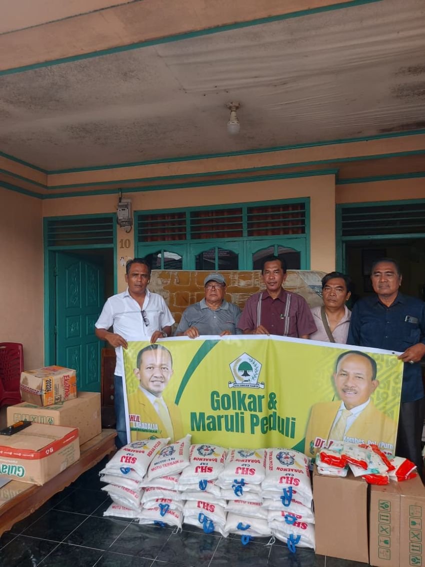 Anggota DPR RI Maruli Siahaan Berikan Bantuan Korban Banjir di Medan Sunggal