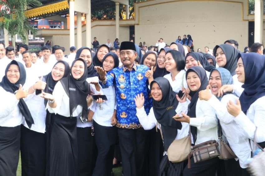 HUT KORPRI ke-54, Wali Kota Binjai Kukuhkan 2.330 PPPK Paruh Waktu