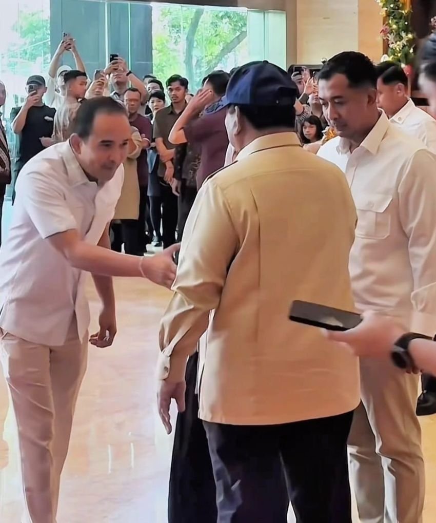Zakky Shahri Sampaikan Kondisi Deliserdang Pasca Banjir Kepada Prabowo