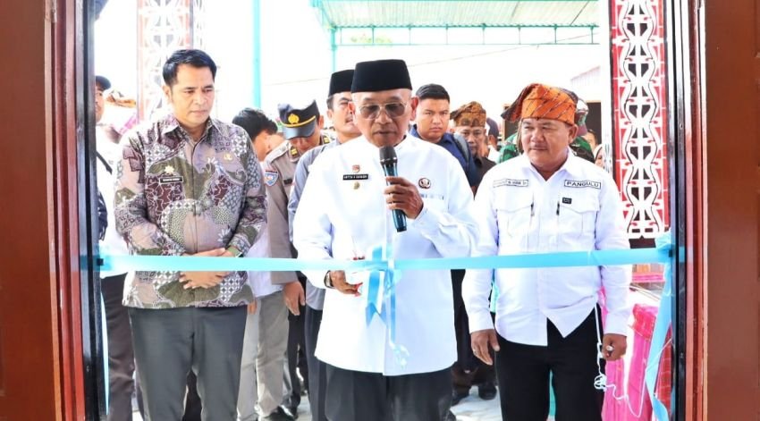 Bupati Simalungun Resmikan Kantor Pangulu Rambung Merah
