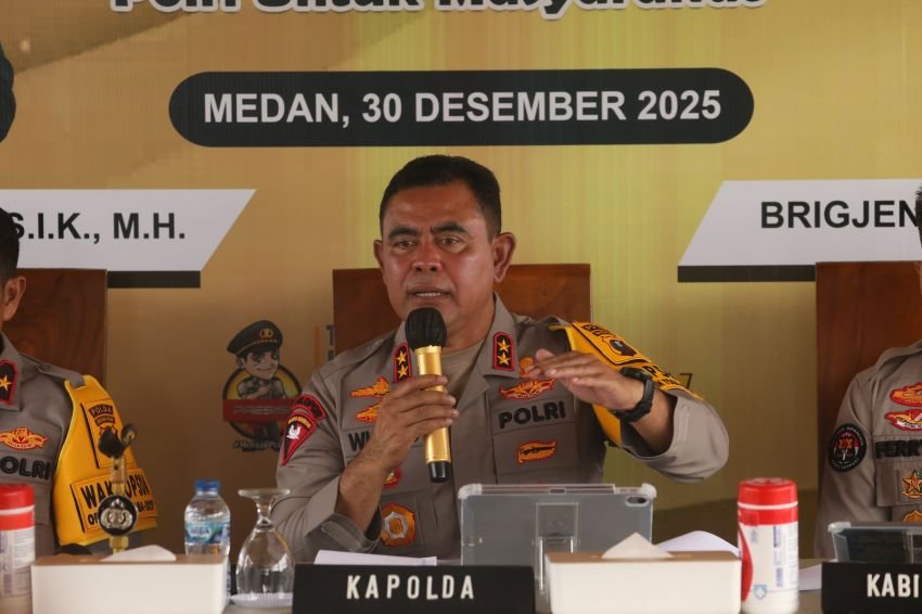 Tahun 2025 Terjadi Penurunan Gangguan Kamtibmas di Sumut