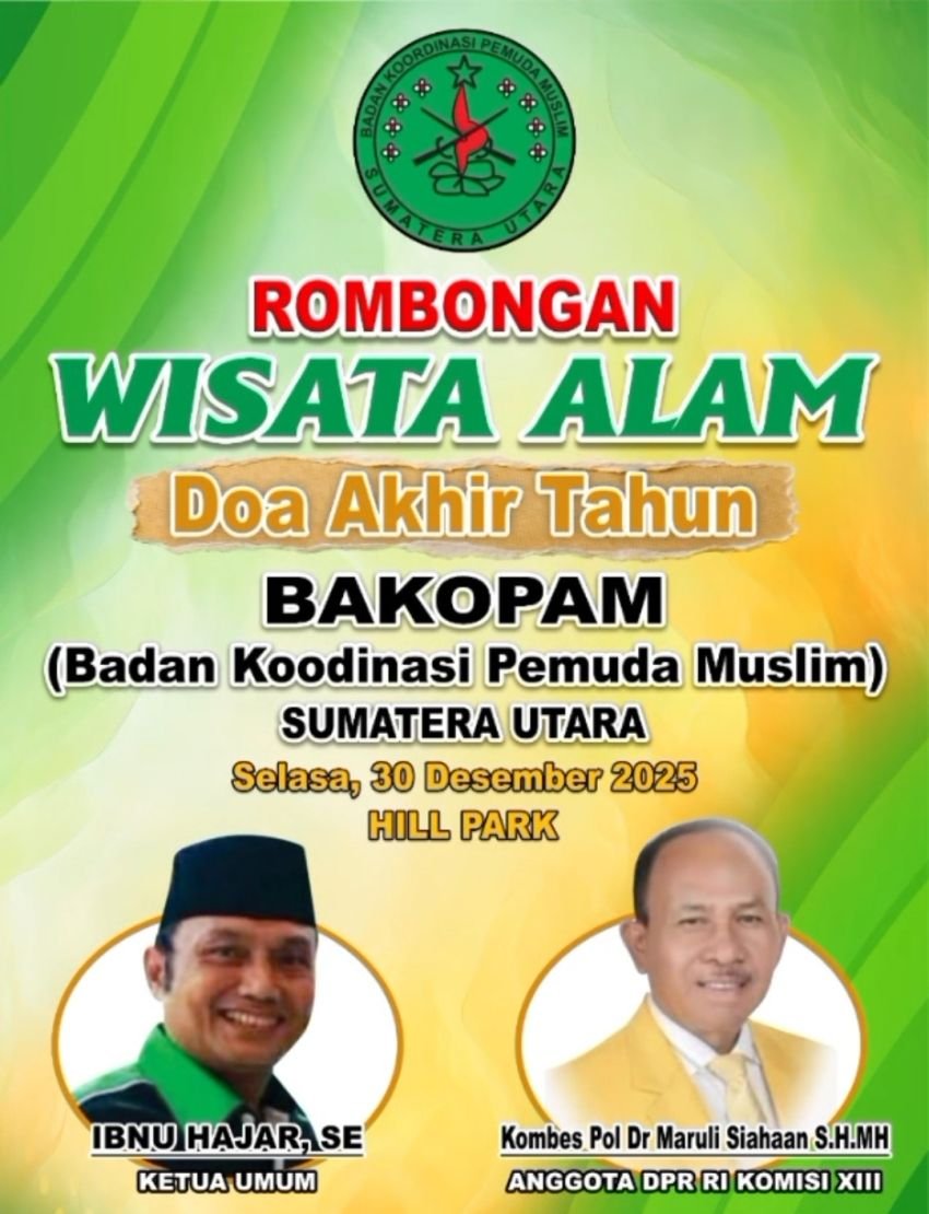 Anggota DPR RI Maruli Siahaan Dukung Wisata Alam dan Doa Akhir Tahun Bakopam Sumut