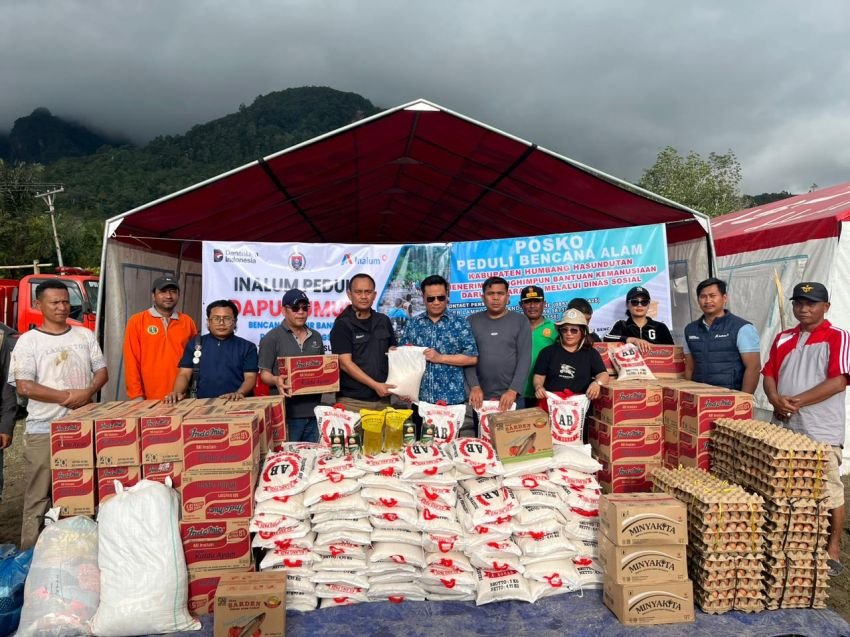 INALUM Salurkan Sejumlah Bantuan Kemanusian Untuk Korban Bencana di Sumatera