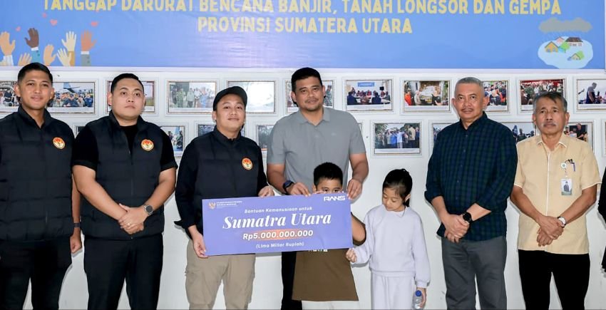 Gubernur Bobby Nasution Ucapkan Terima Kasih Kepada Stafsus Presiden Atas Bantuan Rp5 M untuk Korban Banjir dan Longsor