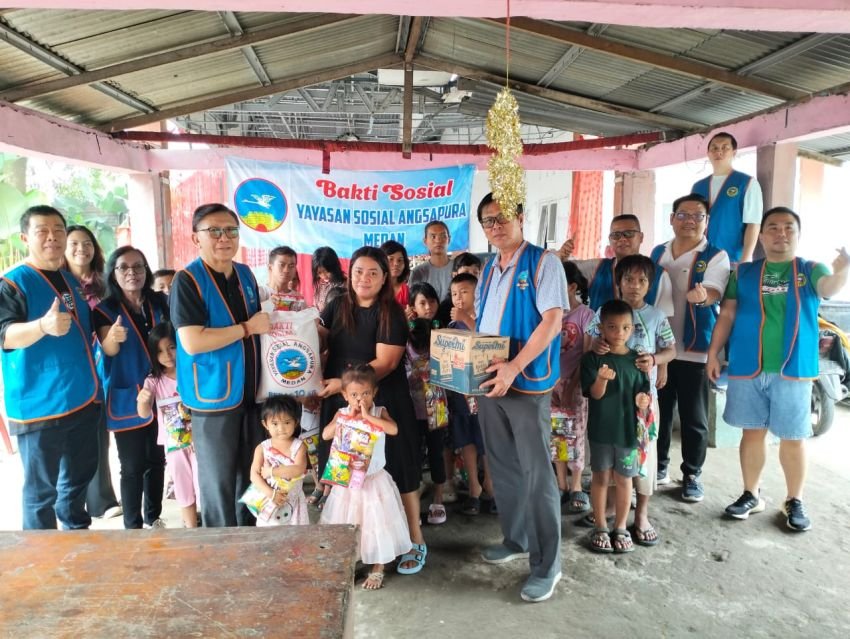 Sambut Natal 2025 dan Tahun Baru 2026, Angsapura Kembali Salurkan Bantuan ke 7 Panti Asuhan