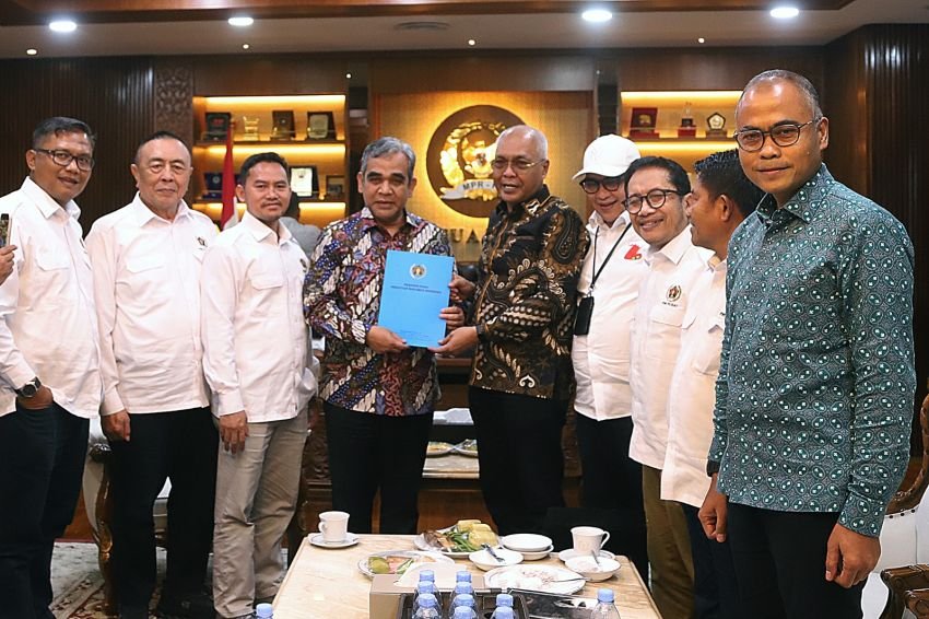 Audiensi dengan PWI, Ahmad Muzani: Hati Saya Tetap Wartawan