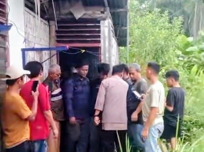 Kepergok Curi Tabung Gas Elpiji di Titi Payung, Wawan Digelandang ke Polsek Indra Pura