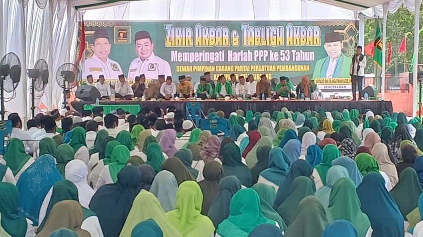 Peringati Harlah, PPP Deli Serdang Gelar Zikir Akbar dan Tabligh Akbar