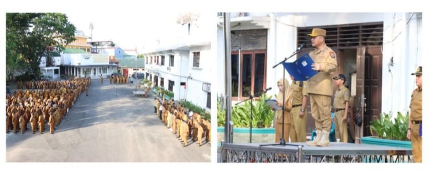 Pimpin Apel Gabungan, Pj. Sekdako Binjai Tekankan Percepatan Penyusunan LKPD 2025