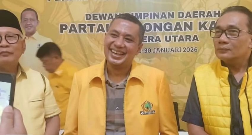 Andar Amin Harahap Resmi Pimpin Golkar Sumut 2025&ndash;2030, Terpilih Aklamasi di Musda XI