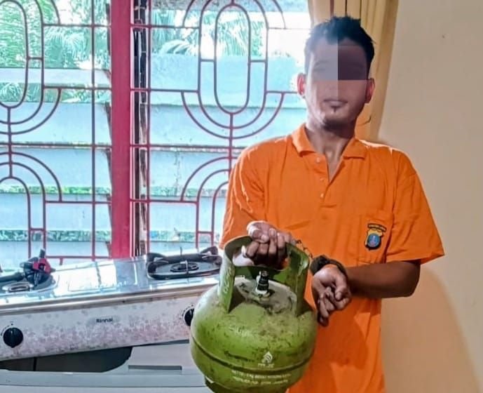 Polsek Lima Puluh Ringkus Pencuri Mesin Cuci dan Kompor Gas
