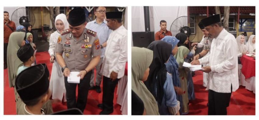 Buka Puasa Bersama Kapolres Binjai Bersama Forkopimda, Tokoh Agama Dan Mahasiswa