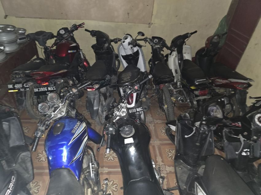 Beredar Isu Puluhan Motor Barang Bukti Hilang, Dit Reskrimum Polda Sumut Tegaskan Motor Tersimpan di Gudang