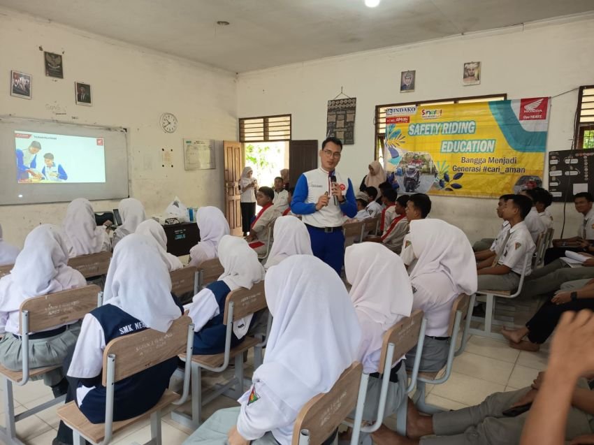 Satu Hati Untuk Keselamatan, Indako Ajak Pelajar SMKN 1 Galang Cari Aman