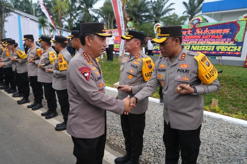 Kapolres Tanjungbalai Hadiri Kunjungan Kerja Kapolri di Mapolda Sumut