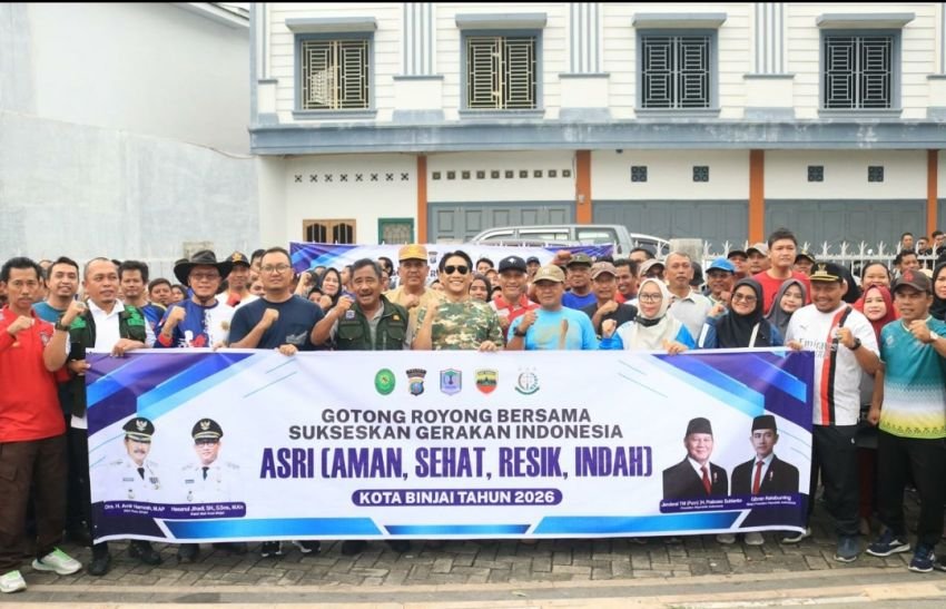 Di Gerakan Indonesia ASRI 2026, Pemko Binjai Fokus Benahi Wajah Kota