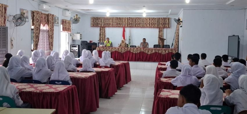 Satlantas Polres Batu Bara Sasar Pelajar SMA, Sosialisasikan Operasi Keselamatan Toba 2026