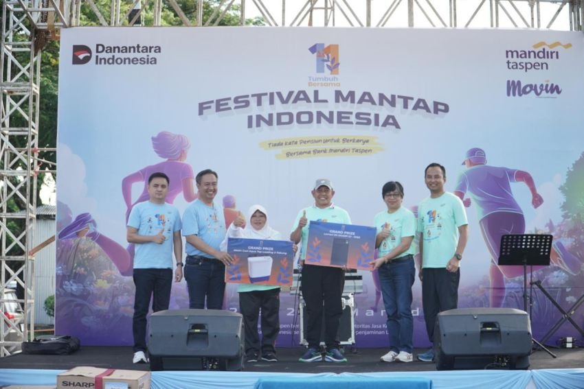 Ribuan Nasabah Turut Rayakan HUT ke-11 Bank Mandiri Taspen di 38 Kota Secara Serentak