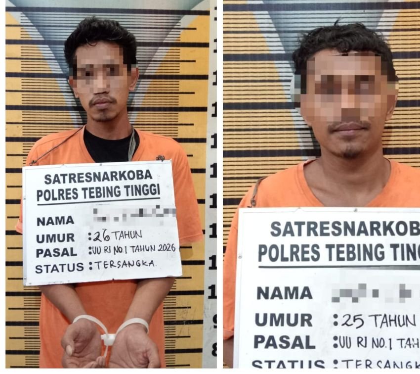 Dua Pelaku Sabu Ditangkap di Pinggir Jalan