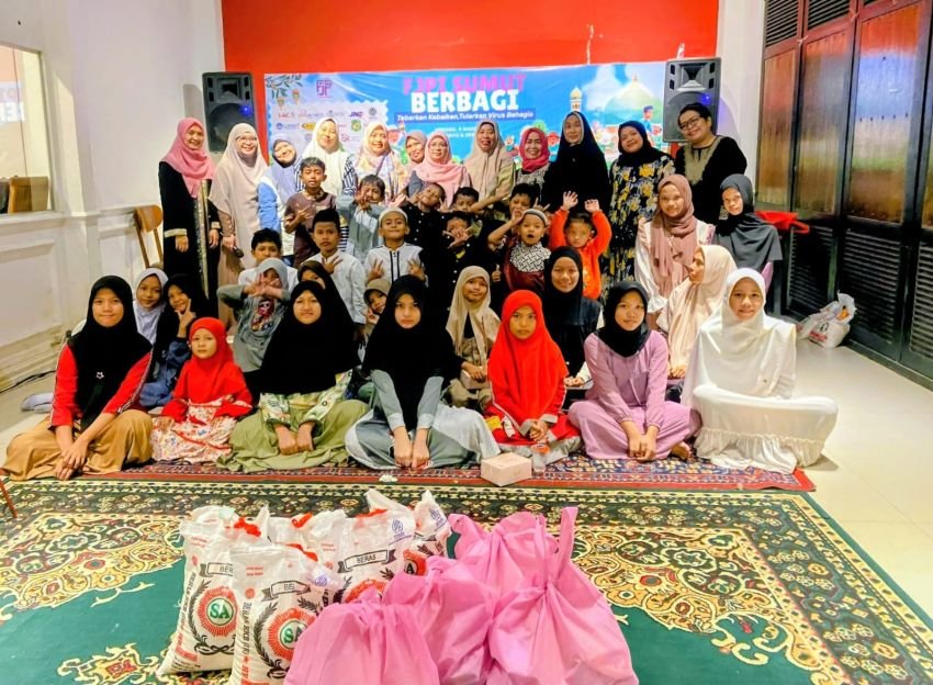 RBB FJPI Sumut Tebar Kebaikan, Puluhan Anak Yatim Terima Sembako dan THR