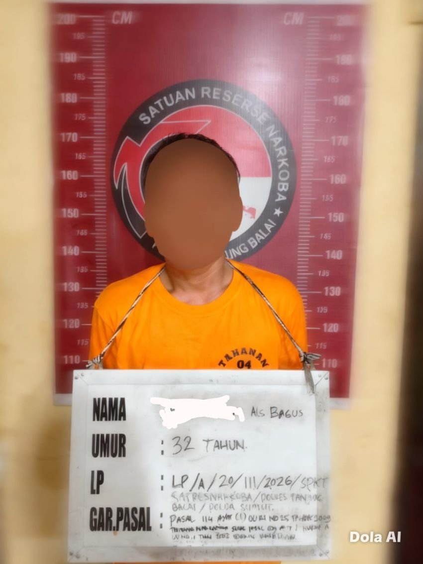 Jaring Narkoba di Sei Kepayang Barat: Polisi Amankan Nelayan dengan Sabu Siap Edar