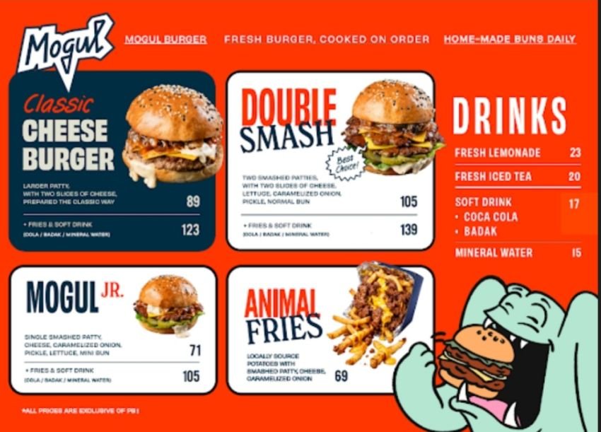 MOGUL, Burger Favorit Jakarta, Kini Hadir di Medan