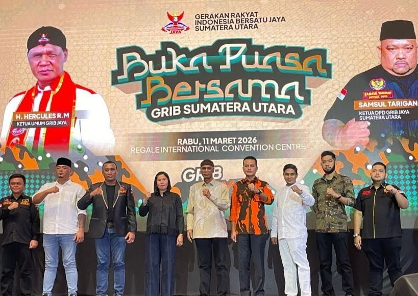 Buka Puasa Bersama GRIB Jaya Sumut, Hercules dan Ijeck Tegak Berdampingan : Kita Harus Kompak dan Solid