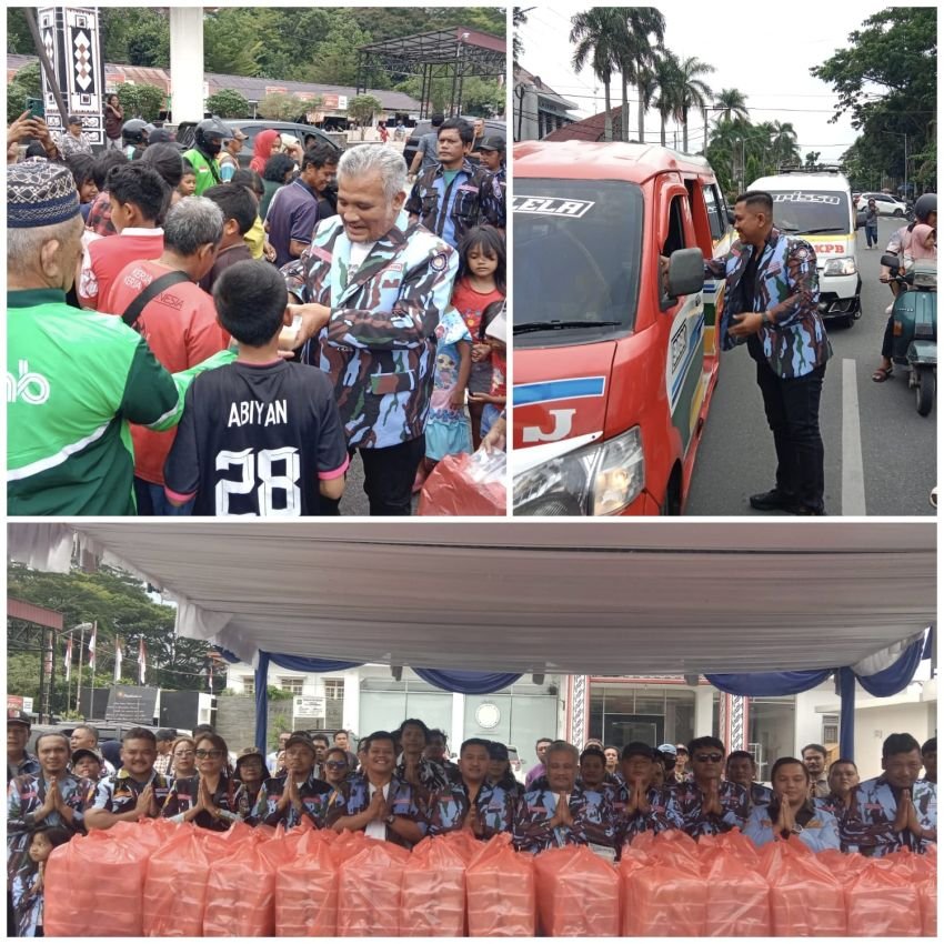 4 H Jelang Idul Fitri, DPD IPK Kota P. Siantar Bagikan 1.000 Paket Takjil Kepada Masyarakat
