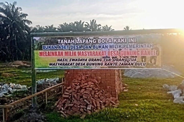 Masyarakat Gunung Rante Talawi Minta IWO Batu Bara Dampingi dan Kawal Pengaduan Lapangan Bola Kaki Jadi Gedung KDMP