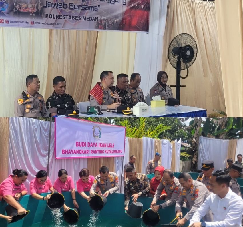 Kapolrestabes Medan Kunker Polsek Kutalimbaru : Personel Ditest Urine dan Curhat Warga