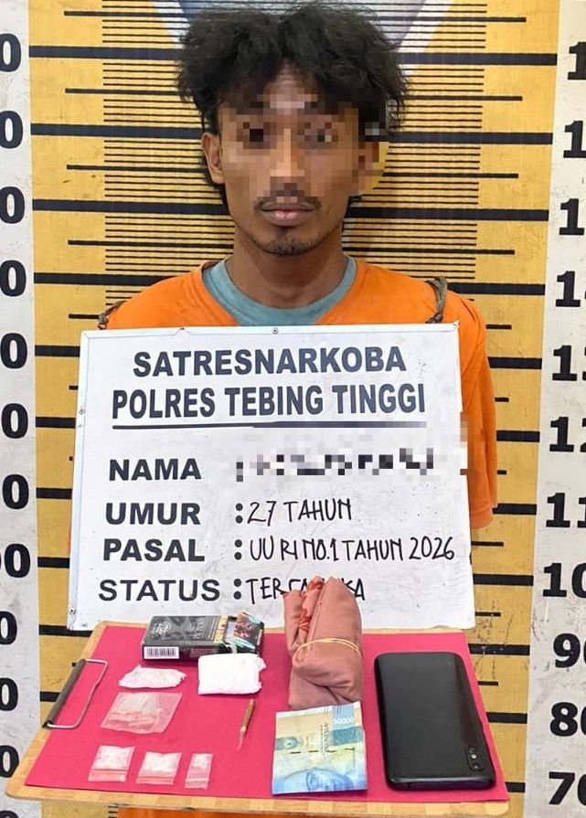 Seorang Pria Gagal Transaksi Sabu di Desa Binjai
