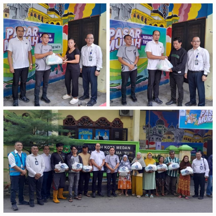 Perumda Tirtanadi Sumut Gelar Pasar Murah