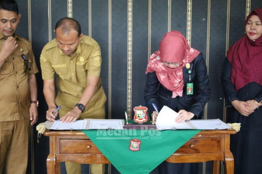 Pemko Tanjungbalai Bersama PA Kota Tanjungbalai Laksanakan Penandatanganan Kerjasama