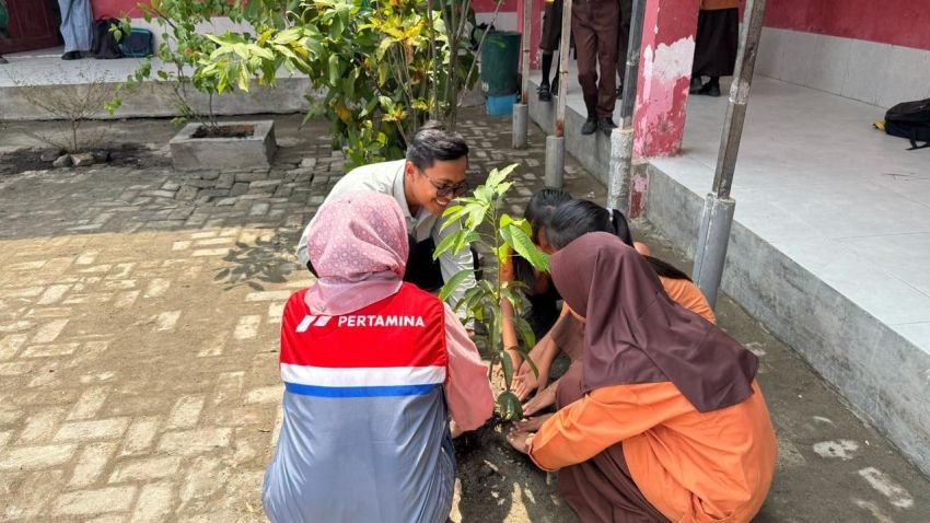 Pertamina Melalui Fuel Terminal Medan Gelar Edukasi Lingkungan di UPT SDN 065009