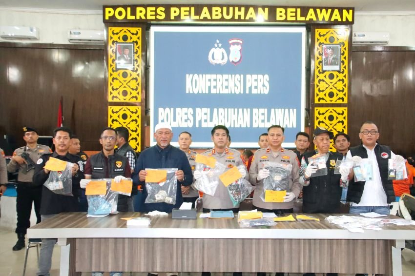 Empat Bulan, Polres Belawan Ungkap  320 Kasus Narkoba dan Kejahatan Jalanan