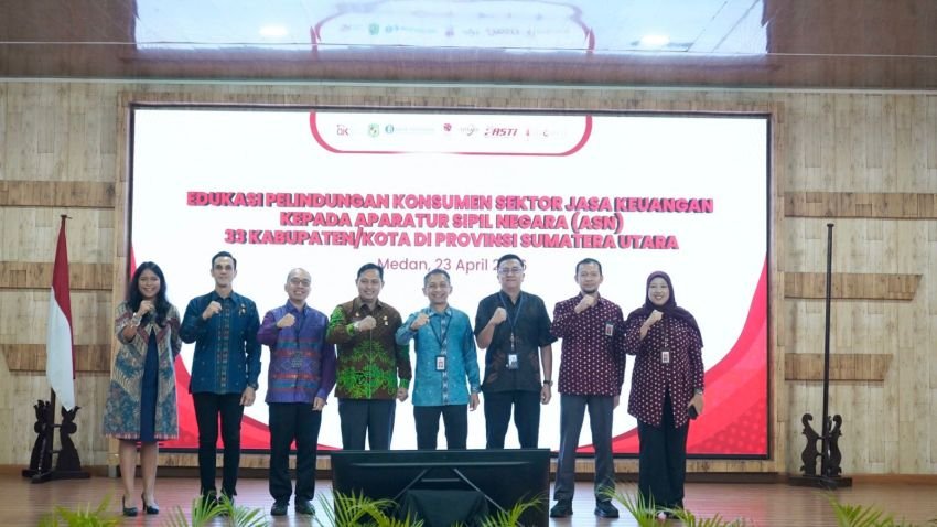 Perkuat Pelindungan Konsumen dan Waspada Kejahatan Keuangan Digital, OJK Sumut dan Pemko Medan Edukasi 2.000 ASN