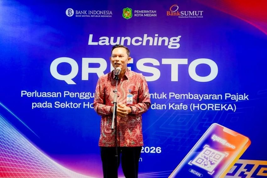 Peluncuran QResto, Kota Medan Pelopor Pengembangan QRIS untuk Kemudahan Pembayaran Pajak Restoran